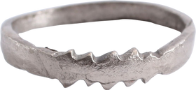 COLONIAL AMERICAN WEDDING RING 3 3/4 - Fagan Arms