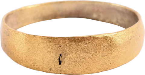 RARE VARIATION VIKING WEDDING RING, 850-1000 AD, SIZE 11 - Fagan Arms