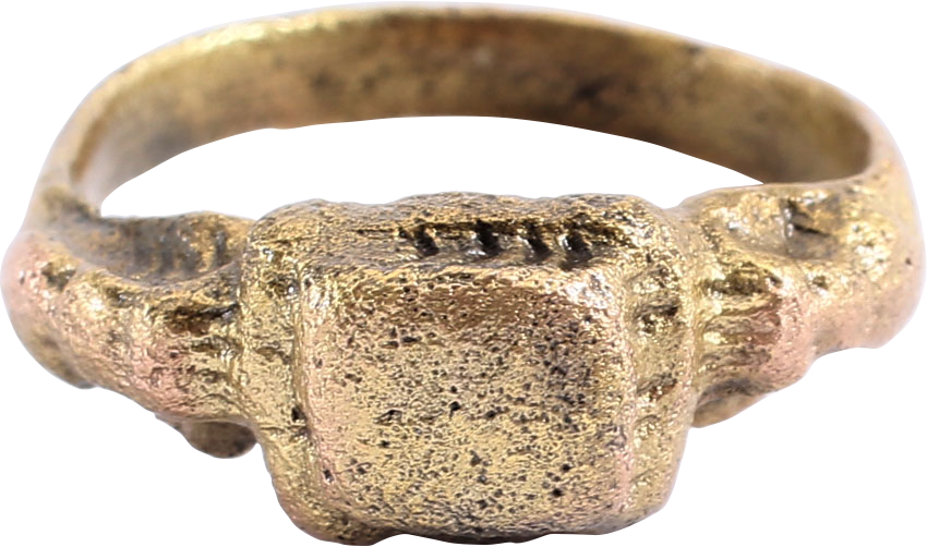 BYZANTINE MEDIEVAL EUROPEAN RING C.800-1000 AD, SIZE 7 - Fagan Arms