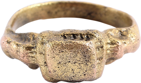 BYZANTINE MEDIEVAL EUROPEAN RING C.800-1000 AD, SIZE 7 - Fagan Arms