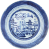 CHINESE EXPORT BLUE ON WHITE PLATE, 18TH CENTURY - Fagan Arms
