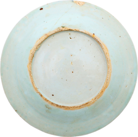 CHINESE EXPORT BLUE ON WHITE PLATE, 18TH CENTURY - Fagan Arms