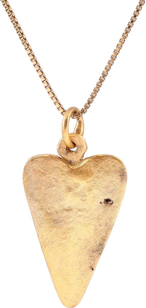 MEDIEVAL WOMAN’S HEART PENDANT NECKLACE, C.1220-1500 AD - The History Gift Store