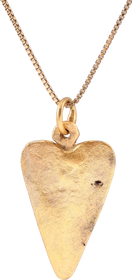 MEDIEVAL WOMAN’S HEART PENDANT NECKLACE, C.1220-1500 AD - The History Gift Store