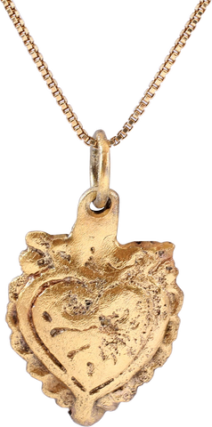 VIKING HEART PENDANT NECKLACE, C.900-1000 AD - The History Gift Store