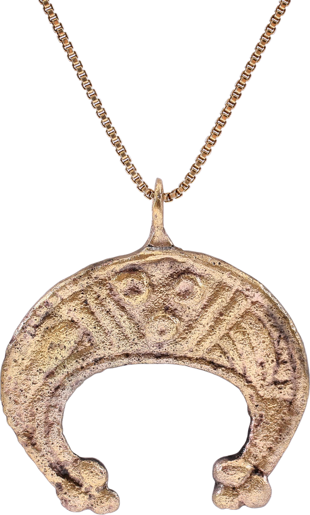 SUPERB VIKING LUNAR PENDANT NECKLACE, 10TH-11TH CENTURY AD - The History Gift Store