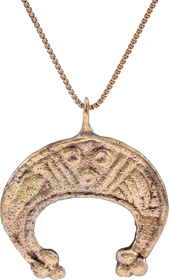 SUPERB VIKING LUNAR PENDANT NECKLACE, 10TH-11TH CENTURY AD - The History Gift Store