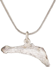 FINE GREEK/UKRAINIAN BRONZE DOLPHIN PENDANT NECKLACE, 5TH-4TH CENTURY BC - The History Gift Store