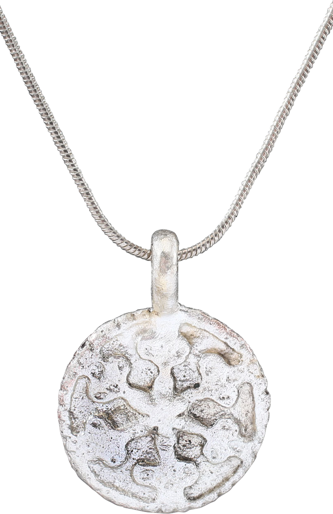 ROMAN WHEEL OF FORTUNE AMULET NECKLACE, 3RD-6TH CENTURY AD - Fagan Arms
