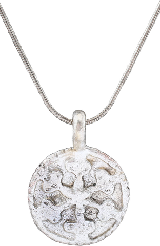 ROMAN WHEEL OF FORTUNE AMULET NECKLACE, 3RD-6TH CENTURY AD - Fagan Arms