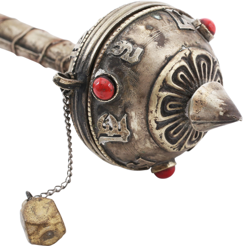 RARE VARIATION TIBETAN PRAYER WHEEL - Fagan Arms