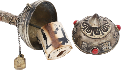 RARE VARIATION TIBETAN PRAYER WHEEL - Fagan Arms