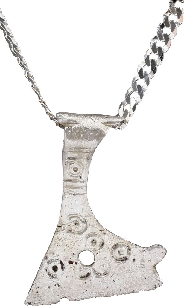FINE VIKING VOTIVE AXE NECKLACE, C.850-1050 AD - Fagan Arms