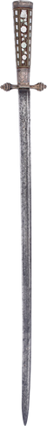 FINE DUTCH SILVER HILT SHORT SWORD C.1785 - Fagan Arms