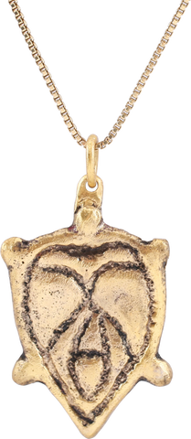SCANDINAVIAN HEART PENDANT NECKLACE, 11TH-12TH CENTURY AD - The History Gift Store