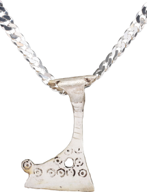 FINE VIKING VOTIVE AXE NECKLACE, C.850-1050 AD - The History Gift Store