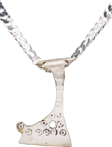 FINE VIKING VOTIVE AXE NECKLACE, C.850-1050 AD - The History Gift Store