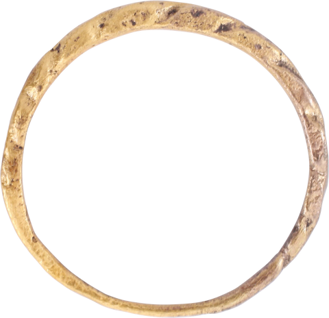 FINE VIKING WARRIOR’S TWISTED OR ROPED RING, 850-1050 AD, SIZE 10 3/4 - Fagan Arms