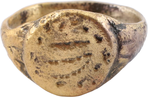 ROMAN SIGNET RING 1ST-4TH CENTURY AD, SIZE 6 - Fagan Arms