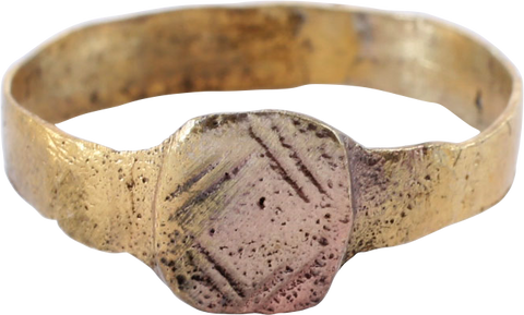 MEDIEVAL EUROPEAN RING, 500-800AD SIZE 8 3/4 - Fagan Arms