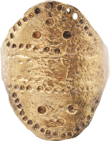 VIKING WOMAN WARRIOR’S SHIELD RING 950-1050 AD, SIZE 6-6 1/4 - The History Gift Store