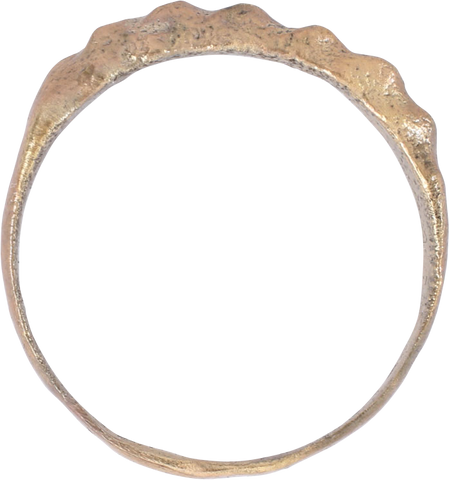 VIKING ROPED OR TWIST WEDDING RING, SIZE 9 ½ - Fagan Arms