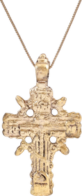 FINE LARGE EASTERN EUROPEAN CROSS, 17TH CENTURY - Fagan Arms