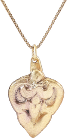 VIKING HEART PENDANT NECKLACE, C. 950-1050 AD - The History Gift Store