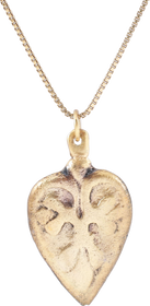 VIKING HEART PENDANT NECKLACE, C.950-1050 AD - Fagan Arms