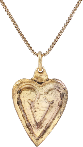 VIKING HEART PENDANT NECKLACE, C.950-1050 AD - The History Gift Store