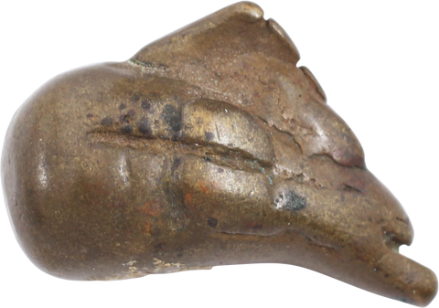 ASHANTI FIGURAL GOLD WEIGHT, FROM NATURE C.1900, ex: Sir Cecil Armitage Collection - Fagan Arms