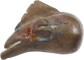 ASHANTI FIGURAL GOLD WEIGHT, FROM NATURE C.1900, ex: Sir Cecil Armitage Collection - Fagan Arms