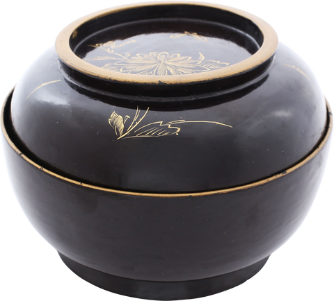 JAPANESE LACQUERED BOWL AND COVER C.1880 - Fagan Arms
