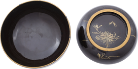 JAPANESE LACQUERED BOWL AND COVER C.1880 - Fagan Arms