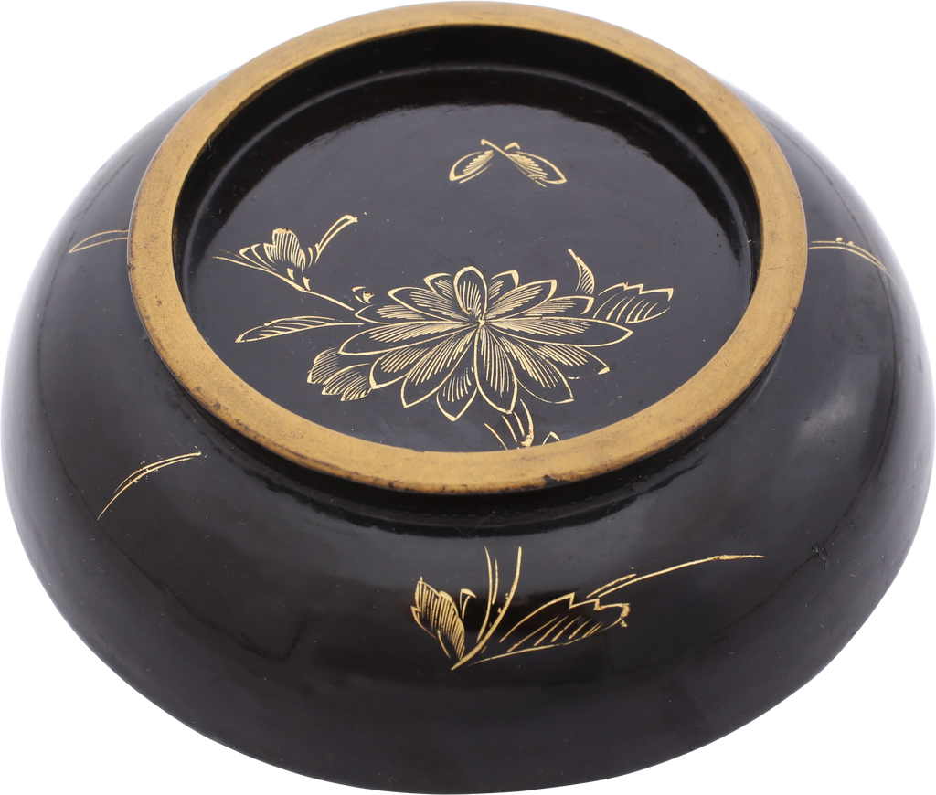 JAPANESE LACQUERED BOWL AND COVER C.1880 - Fagan Arms