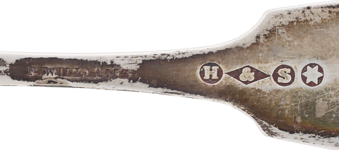 AMERICAN COLONIAL OR FEDERAL SILVER SPOON C.1785-1810 - Fagan Arms
