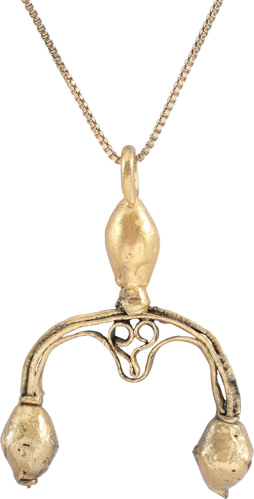 ANCIENT VIKING LUNAR PENDANT NECKLACE, C.900-1000 AD - Fagan Arms
