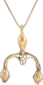 ANCIENT VIKING LUNAR PENDANT NECKLACE, C.900-1000 AD - The History Gift Store