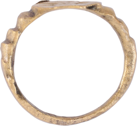 MEDIEVAL EUROPEAN CHRISTIAN RING, SIZE 3 ½ - The History Gift Store