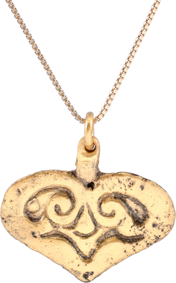 ANCIENT VIKING HEART PENDANT, 9TH-10TH CENTURY AD - Fagan Arms