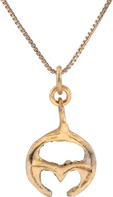 FINE VIKING LUNAR PENDANT NECKLACE, LATE 10th-11th CENTURY AD - The History Gift Store