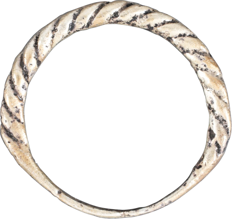 VIKING WARRIOR’S ROPED OR TWIST RING, C.866-1067 AD, SIZE 8 ¾ - The History Gift Store