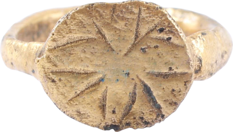 ROMAN/BYZANTINE CHRISTENING OR BAPTISM RING, C. 2ND-6TH CENTURY AD - Fagan Arms