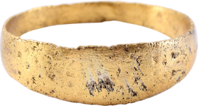 ENGLISH WEDDING RING, TUDOR PERIOD, SIZE 9 ¼ - Fagan Arms