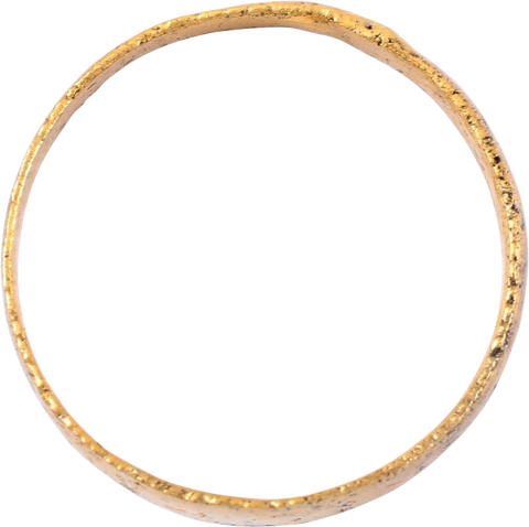 ENGLISH WEDDING RING, TUDOR PERIOD, SIZE 9 ¼ - Fagan Arms