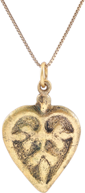VIKING HEART PENDANT NECKLACE, C.950-1050 AD - Fagan Arms