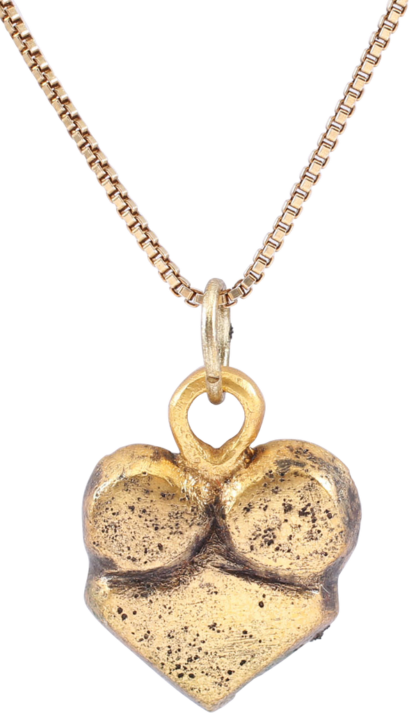 LATE VIKING/SCANDINAVIAN HEART PENDANT NECKLACE, 1050-1200 AD - The History Gift Store