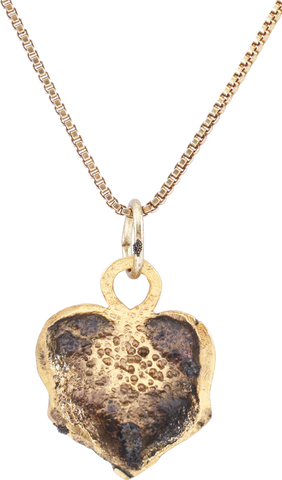 LATE VIKING/SCANDINAVIAN HEART PENDANT NECKLACE, 1050-1200 AD - The History Gift Store