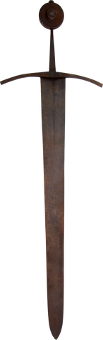 EXCELLENT VINTAGE/ANTIQUE REPRODUCTION OF A KNIGHTLY BROADSWORD C.1300 - Fagan Arms
