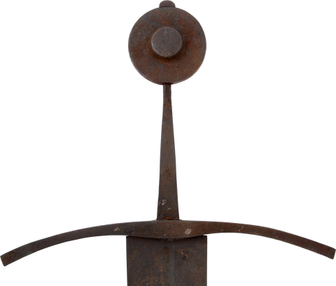 EXCELLENT VINTAGE/ANTIQUE REPRODUCTION OF A KNIGHTLY BROADSWORD C.1300 - Fagan Arms